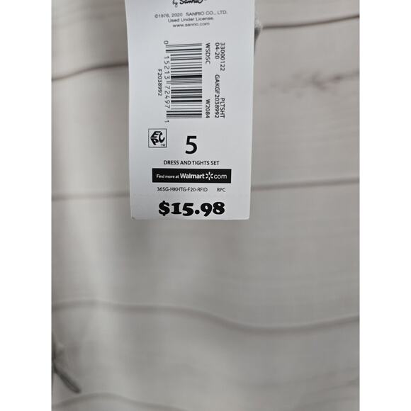 Hello Kitty Garanimals 365 Kids Size 5 Available Sequin Gray Hoodie Tunic #B1 - Picture 5 of 7